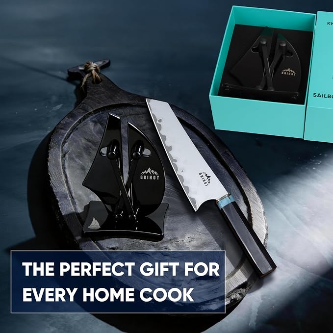 VN3 Professional Knife Sharpener | 3-Action Streamlined Sailboat Design - Image 8