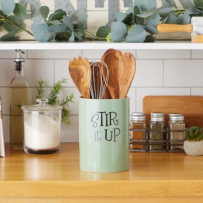 DII Kitchen Accessories Retro Collection Ceramics, Utensil Holder - Image 4