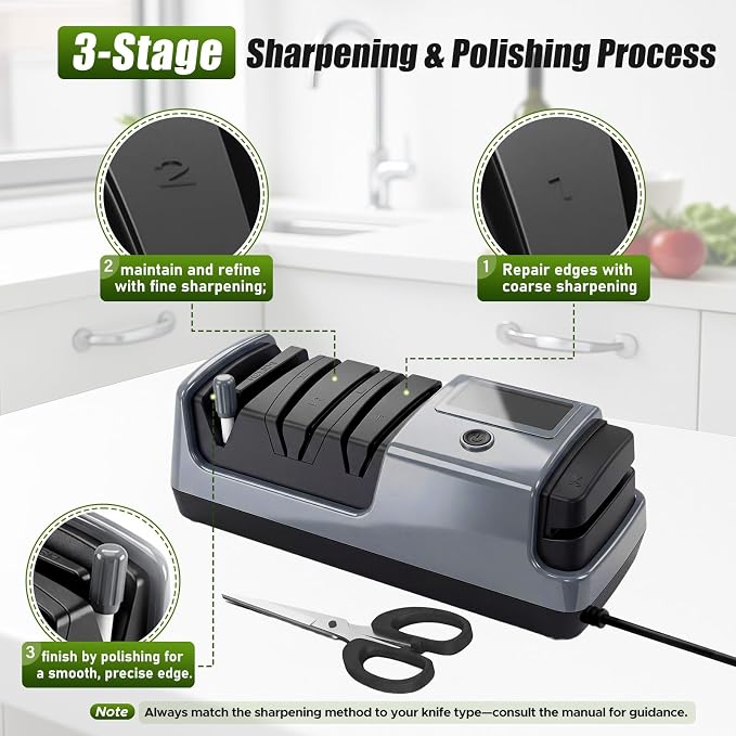 5-in-1 Electric Knife Sharpener - Image 4
