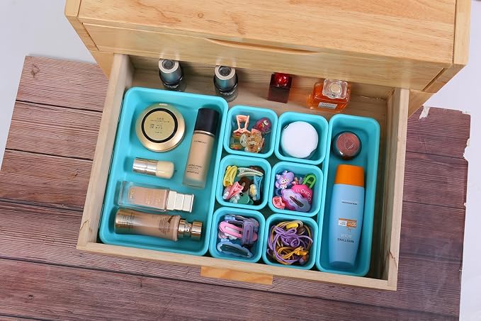 Kutesna 15 PCS Interlocking Desk Drawer Organizer Separator - Image 4