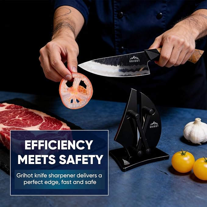 VN3 Professional Knife Sharpener | 3-Action Streamlined Sailboat Design - Image 4