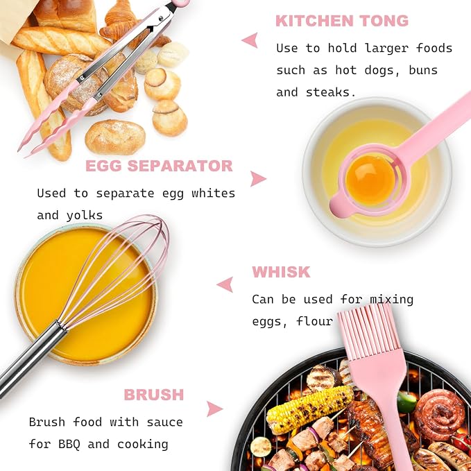 Silicone Kitchen Utensils Set - Image 6
