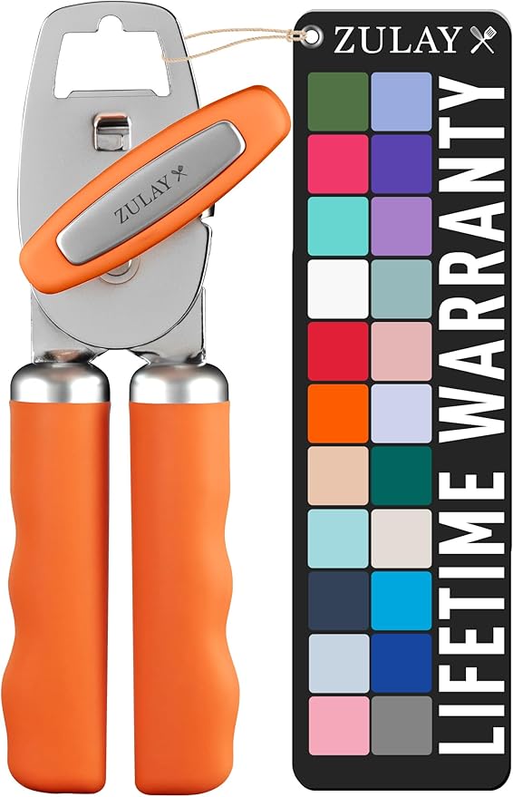 Zulay Kitchen Heavy Duty Stainless Steel Can Opener Manual by ZulayKitchen