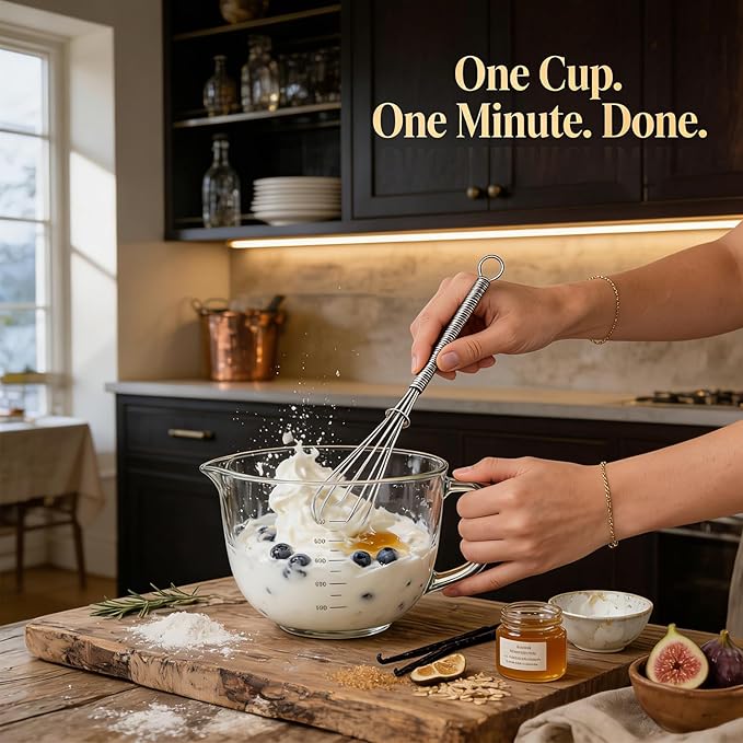 Anaeat Kitchen Whisk Set of 5, Egg Beater Milk ​Blender - Image 6