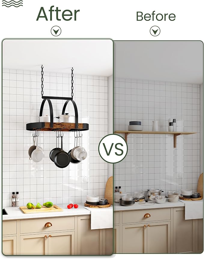 CHOEZON Hanging Pot Rack, Pot Hanger - Image 7