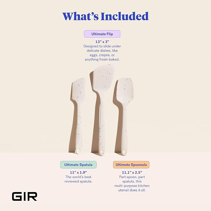 GIR: Get It Right 3-Piece Ultimate Silicone Kitchen Utensils Set - Image 2