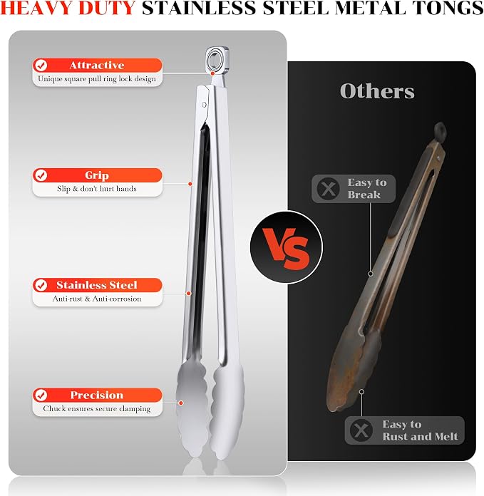 Kitchen Tongs for Cooking - Image 3