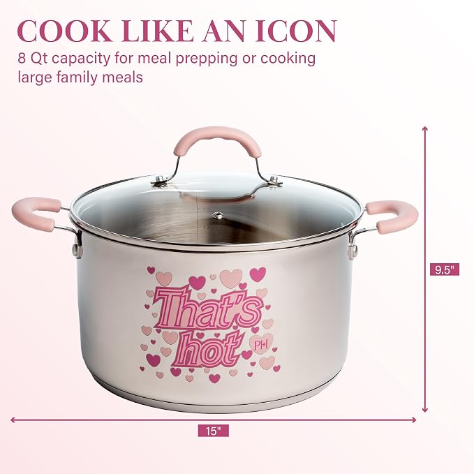 Paris Hilton Stainless Steel Stock Pot - Image 6