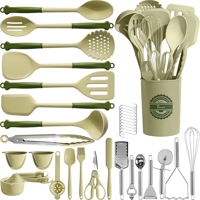 Kikcoin 43Pcs Kitchen Utensils Set by Kikcoin