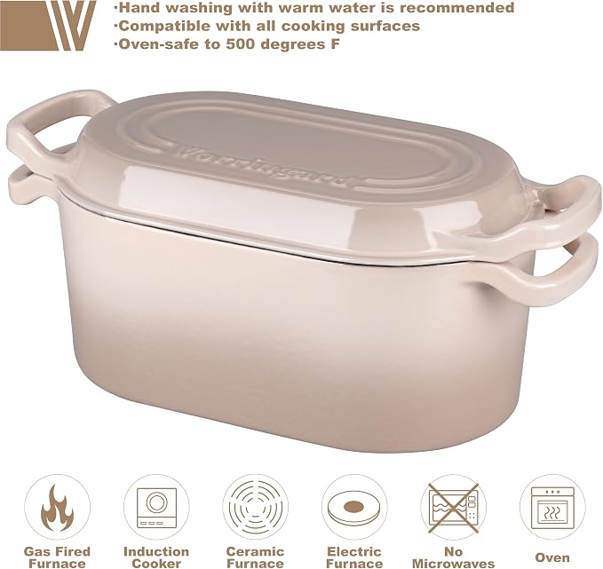 VORRINGARD Oval Dutch Oven Pot - Image 3
