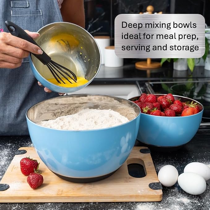 WHYSKO® Stainless Steel Mixing Bowls - Image 3