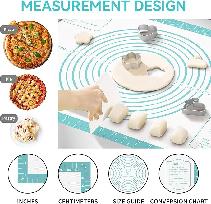 Non stick Pastry Mat, Dough Mat - Image 4