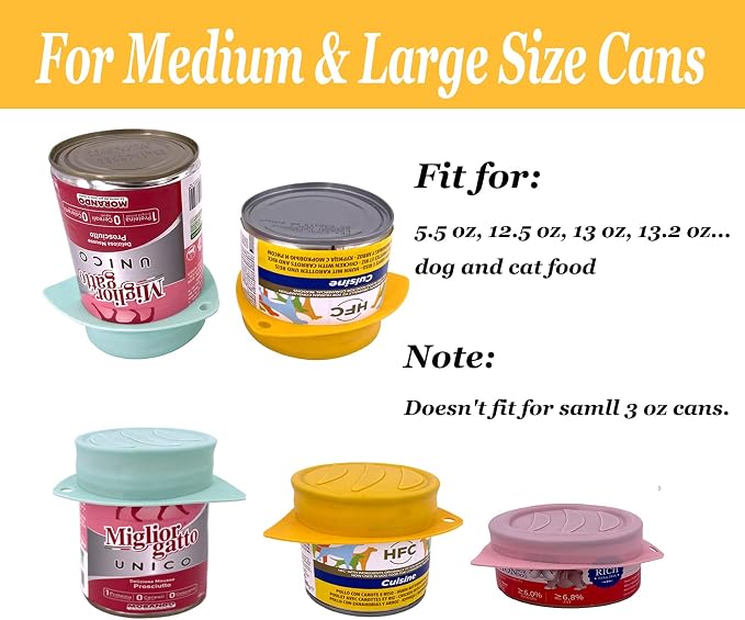 3 Pack Dog Cat Food Can Lids - Image 3