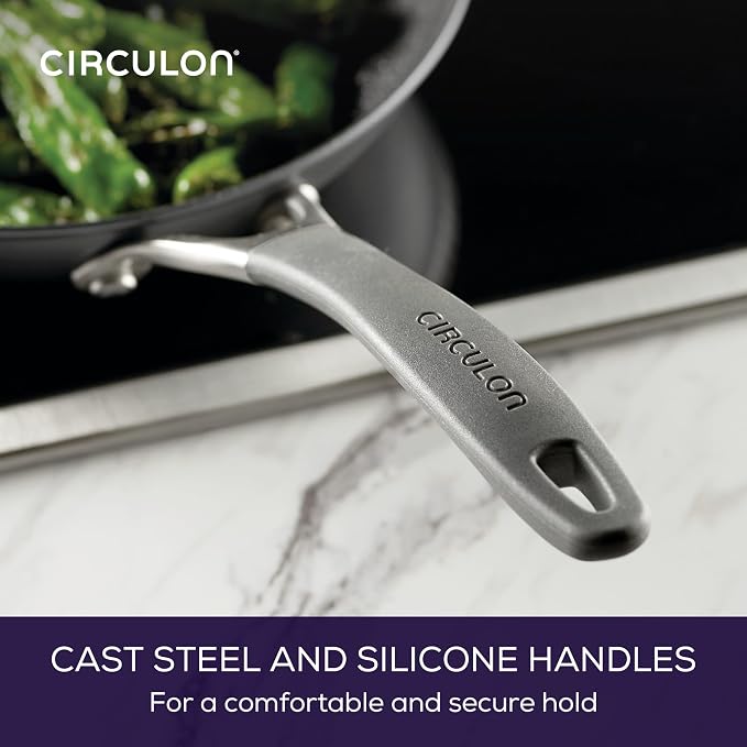 Circulon A1 Series with ScratchDefense Nonstick Induction 8.5-Inch and 10-Inch - Image 5