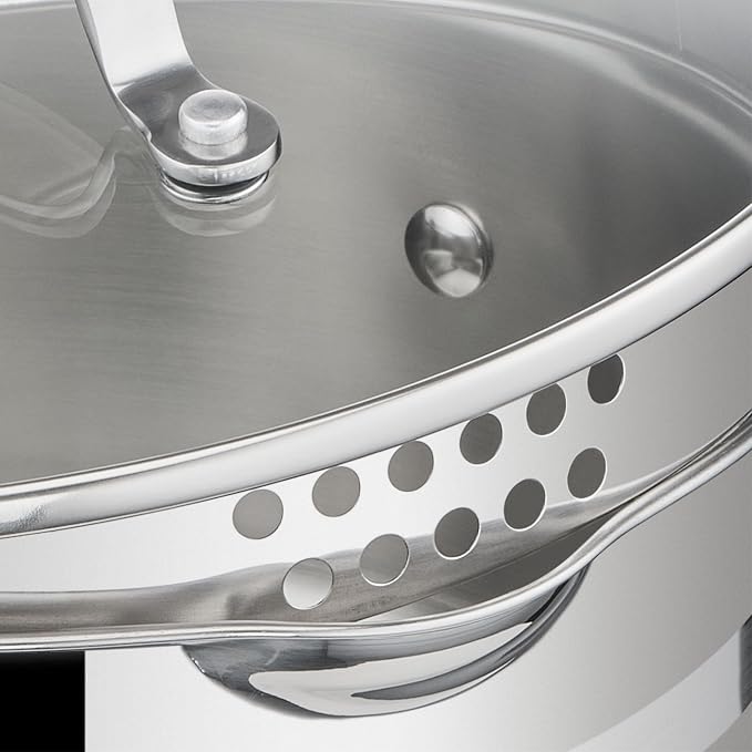 Jamie Oliver by T-fal Cook Smart 10-Piece Cookware Set, Uncoated Stainless Steel - Image 6
