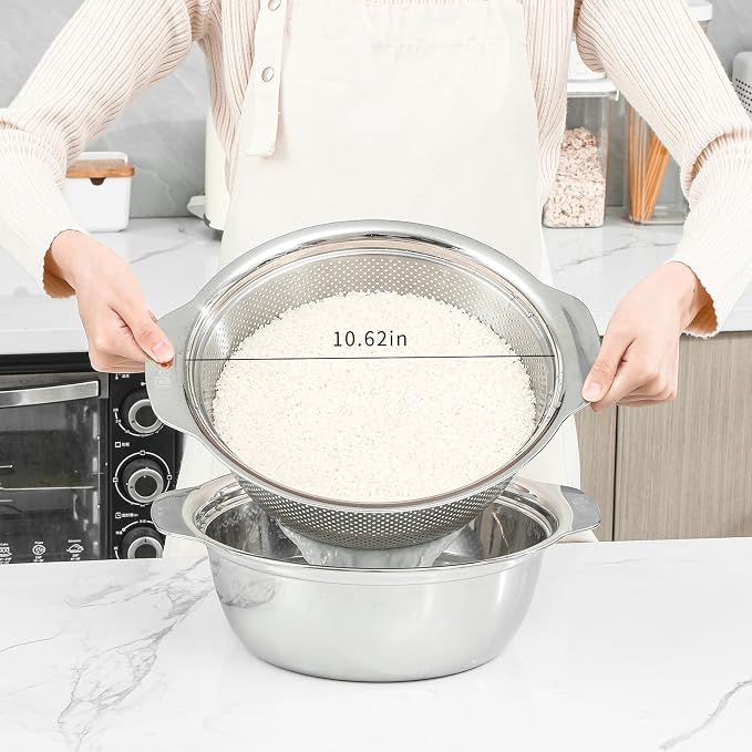 304 Stainless Steel Microporous Colander - Image 2