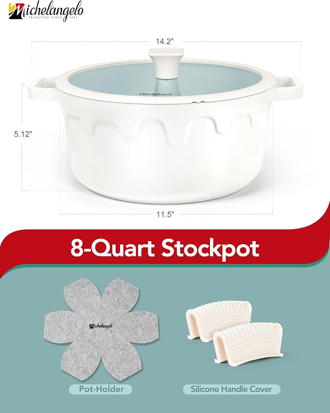 MICHELANGELO 8-Quart Soup Pot - Image 2