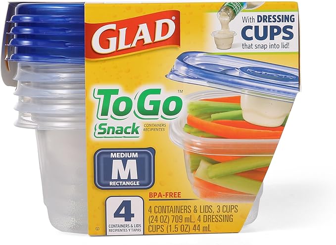 Glad GladWare To Go Snack Food Storage Containers - Image 2