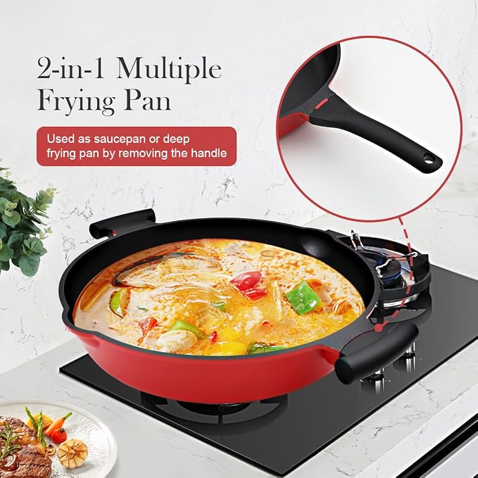 AIKENBBKK Frying Pan Skillet Nonstick - Image 3