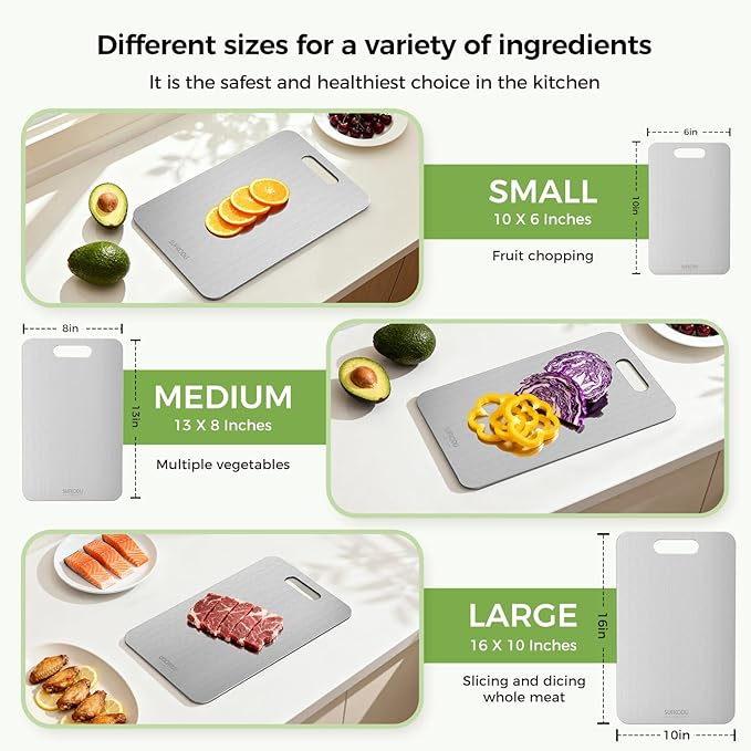 Titanium Cutting Board, 100% Pure Titanium Cutting Boards - Image 3