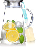 SUSTEAS 2.0 Liter 68oz Glass Pitcher by SUSTEAS