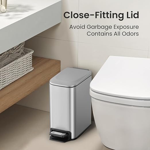 Cesun Small Bathroom Trash Can - Image 7