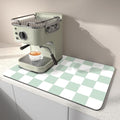 Dish Drying Mat for Kitchen Counter, Absorbent Stain-Resistant Countertop by BLESWIN