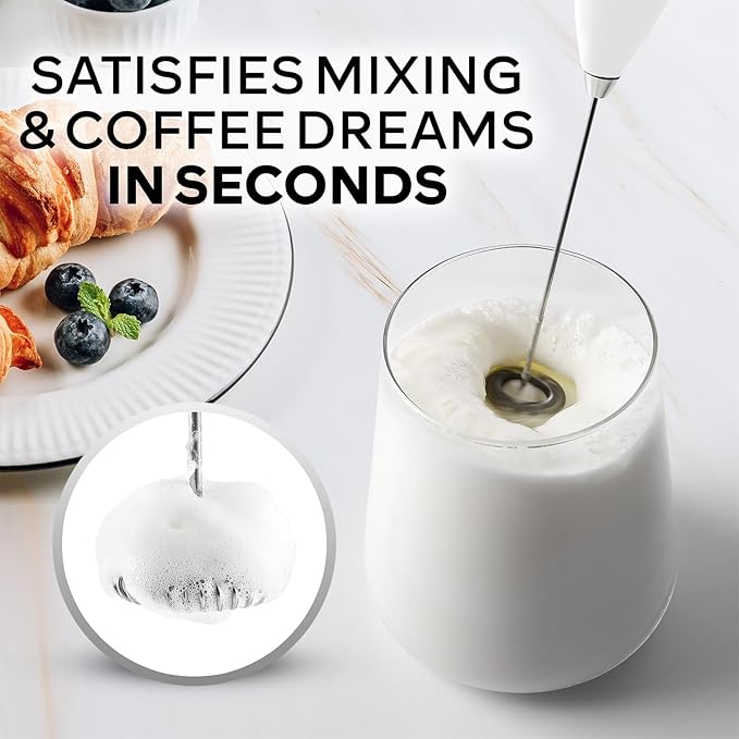 Zulay Kitchen Powerful Milk Frother Wand - Image 2
