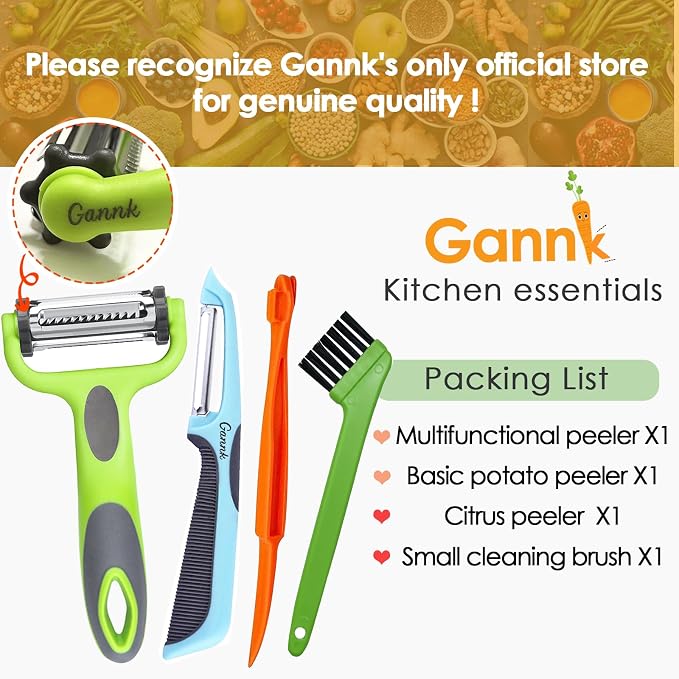 GANNK Potato Apple Vegetable Peelers - Image 6