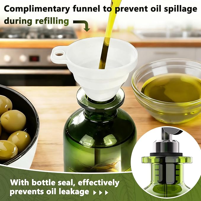 COOLMI Oil Dispenser for Kitchen - 12oz/350ml - Image 6
