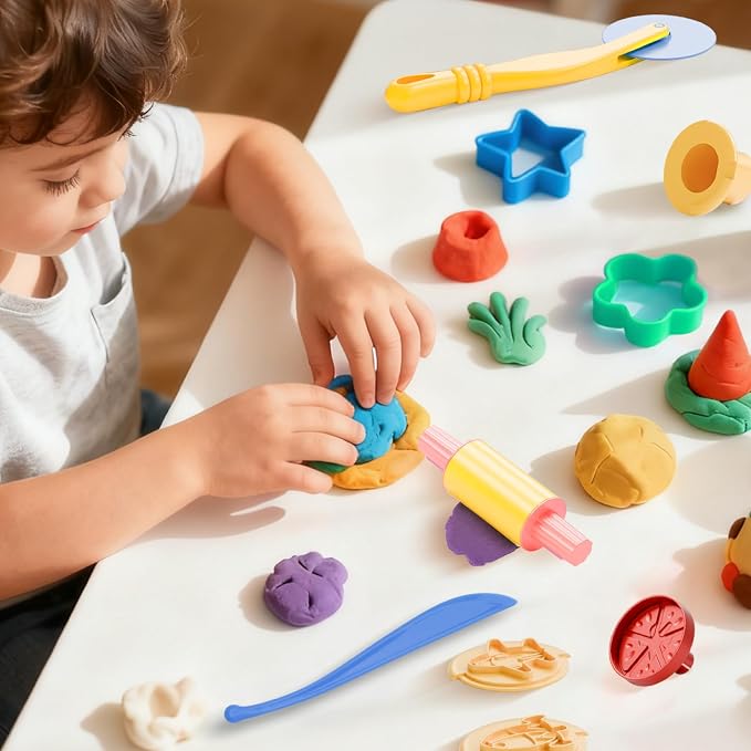Dough Tools for Kids, Ice Cream, Play Bulk Pack - Image 2