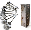 9 Pcs Cooking Utensils Set, Stainless Steel Kitchen Utensils, Heat Resistant by Unknown