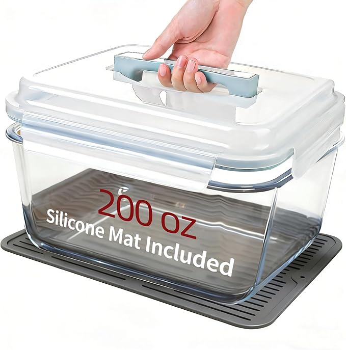 Extra Large Glass Storage Containers by Susukkie