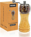 Salt and Pepper Grinder Set Hand Crank Salt and Pepper Mill Classical Wooden by VEIZIBEELtd