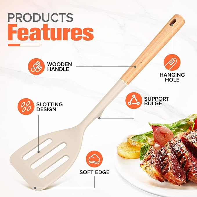 Silicone Cooking Utensils Set of 10 - Image 5