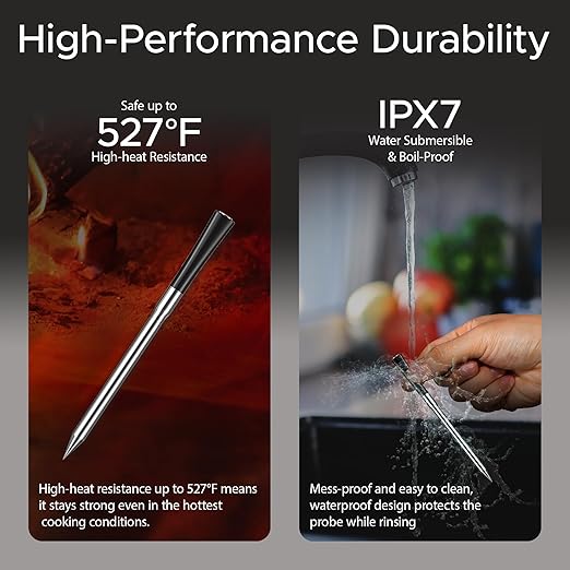 750ft Wireless Meat Thermometer Long Range - Image 6