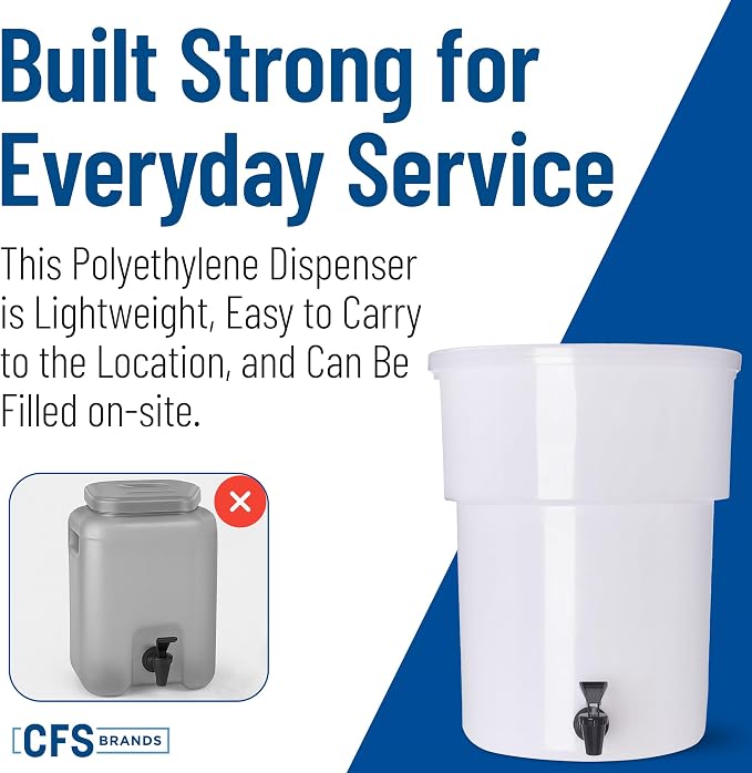 Carlisle FoodService Products Round Beverage Dispenser Drink Dispenser - Image 6