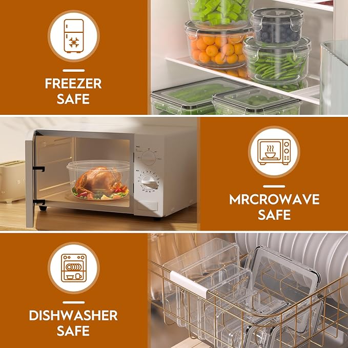 44 PCS Food Storage Containers - Image 4