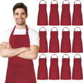 Adjustable Bib Apron 100% Polyester Kitchen Aprons Waterdrop Resistant Aprons by Avalon+Kitchen