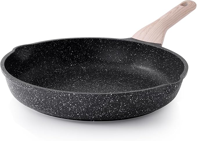 Kordisen Nonstick Frying Pan, 12.5 Inch Large Skillet, Granite Cooking Pan by Kordisen