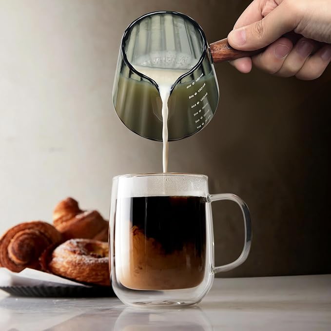 Joeyan 6 oz Grey Glass Measuring Cups - Image 3