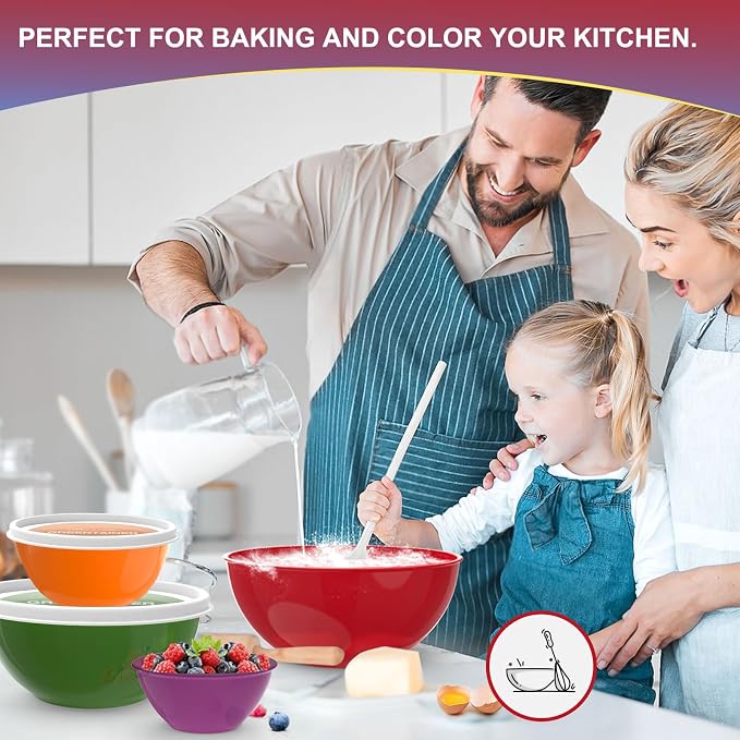 Greentainer Plastic Mixing Bowls - Image 9