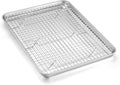 Homikit Baking Sheet with Wire Rack Set, Nonstick Jelly Roll Pan Baking Tray by Homikit
