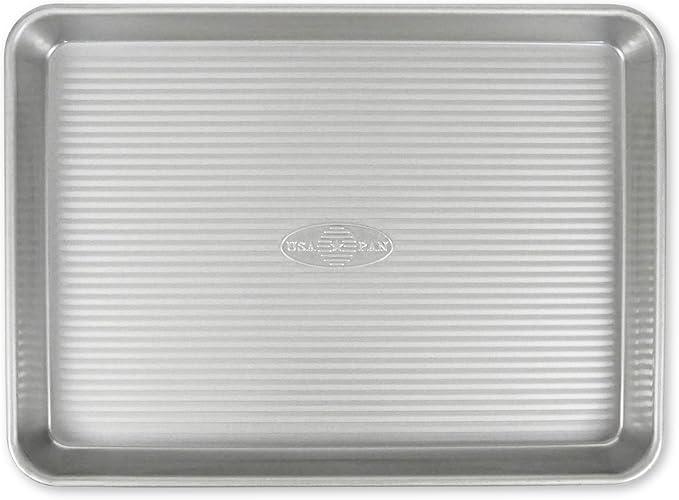 USA Pan Bakeware Nonstick Quarter Sheet Pan, Baking Sheet Aluminized Steel by USAPan