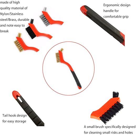 XDMTWLKJ Small Wire Brushes Set - Image 2