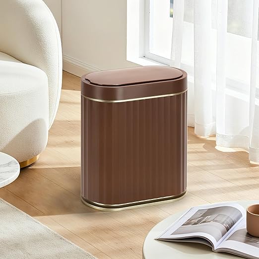 ELPHECO Bathroom Motion Sensor Trash can, 2 Gallon Automatic Garbage Can - Image 7