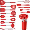 Onader 15 Pcs Silicone Cooking Utensils Set, Large Kitchen Gadgets Tools by Onader