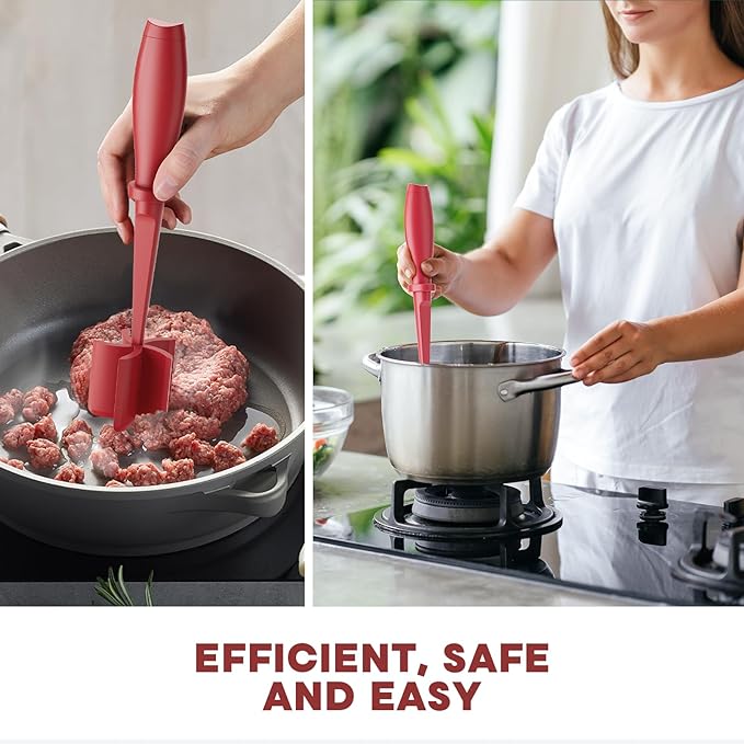 2 Pcs Meat Chopper, Upgrade Hamburger Grinder, Premium Heat Resistant Meat - Image 6