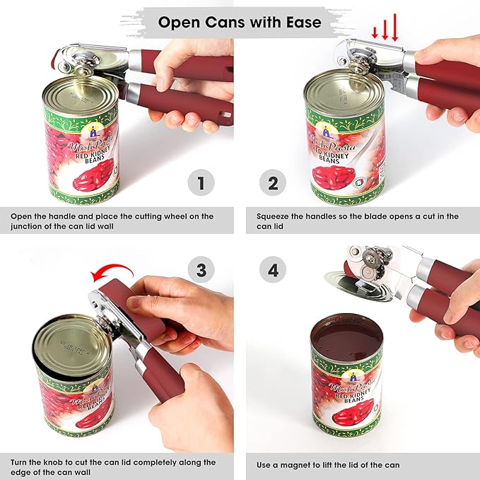 Beneno Heavy Duty Hand Can Opener Manual - Image 4