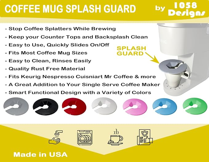 Coffee Mug Cup Splash Splatter Guard Screen compatible - Image 2